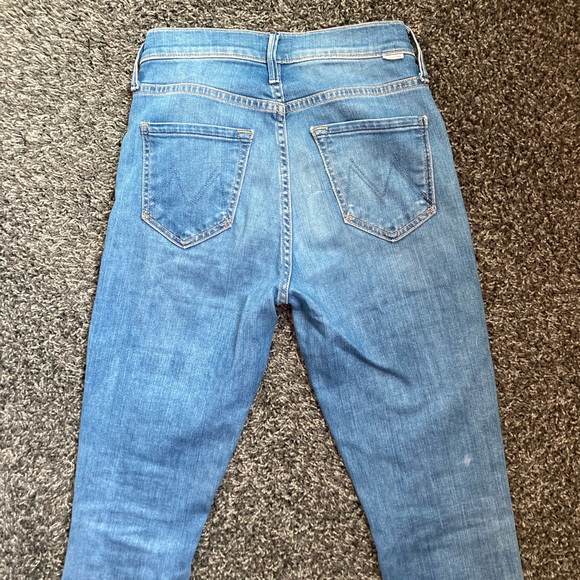 MOTHER Dazzler Straight Leg Ankle Jeans in Birds Of Paradise size 25 - Picture 11 of 11